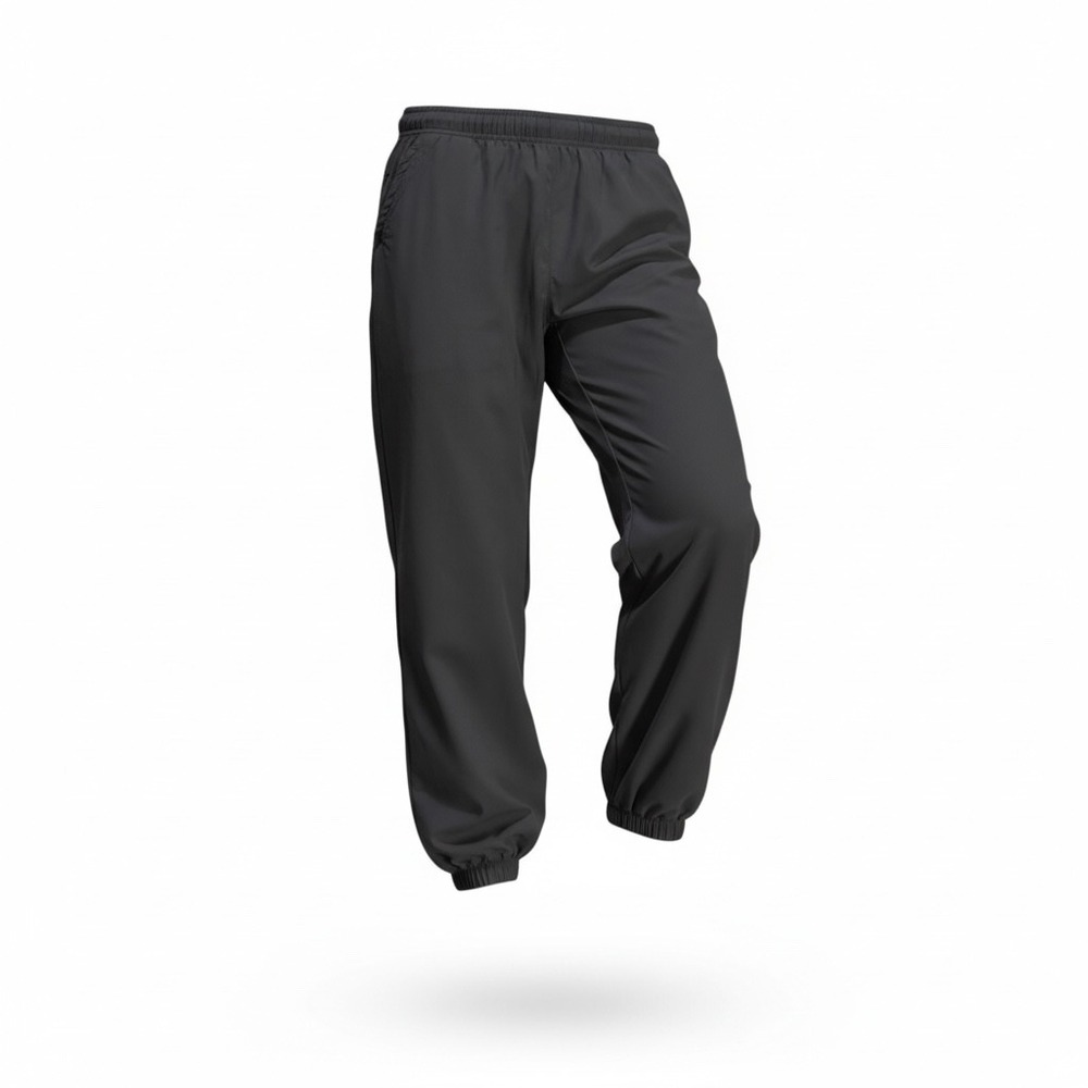Paskho Mens Dark Gray Travel Jogger Pants‎ Elastic Waist Drawstring Size L
